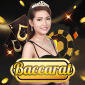 Baccarat hot live casino card game icon