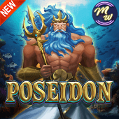 Poseidon ocean deity themed slot icon